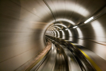 Motion Blur in a Tunnel